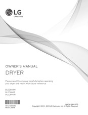 LG DLEC885W Owner's Manual