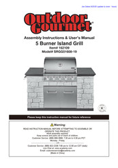 Outdoor Gourmet SRGG51608-19 Assembly Instructions & User Manual