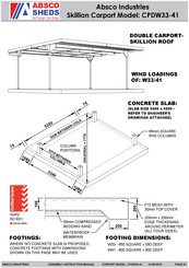 ABSCO SHEDS CPDW33-41 Assembly & Instruction Manual