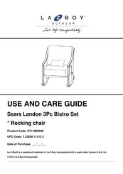 LAZBOY Sears Landon D71 M20948 Use And Care Manual