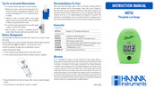 Hanna Instruments HI 713 Instruction Manual