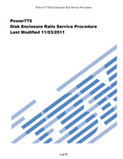 IBM Power775 Service Procedure