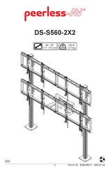 peerless-AV DS-S560-2X2 Manual