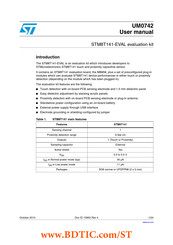 ST STM8T141-EVAL User Manual