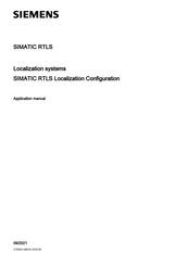 Siemens SIMATIC RTLS Applications Manual