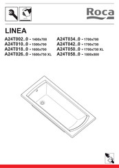 Roca LINEA A24T034 0 Series Manual