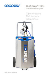 Goodway BioSpray-10C Operating And Maintenance Instructions Manual