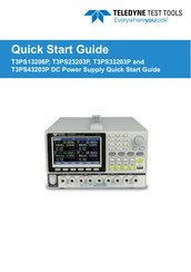 Teledyne T3PSX3200P Series Quick Start Manual