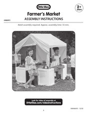 MGA Entertainment little tikes Farmer's Market Assembly Instructions Manual