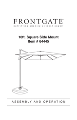 Frontgate 64445 Assembly & Operation