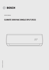 Bosch CLIMATE 5000 Service Manual