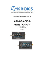 Kroks ARINST ArSiG-R Manual