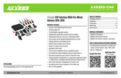 Axxess AXDSPX-CH4 Installation Instructions Manual