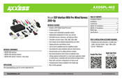 Axxess AXDSPL-NI2 Installation Instructions Manual