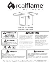 Realflame C9630LP Manual