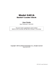 Studio Technologies 5401A User Manual