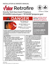 Valor Retrofire RF24KBN Installation & Owner's Manual