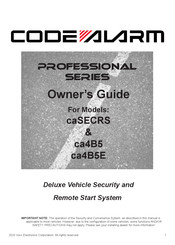 Code Alarm ca4B5 Owner's Manual