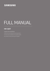 Samsung HW-Q65T Manuals | ManualsLib