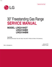 LG LRG3194ST Service Manual