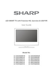 Sharp LC-55CFG6452K User Manual