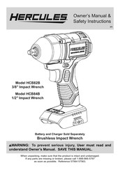 Hercules HCB82B Owner's Manual & Safety Instructions