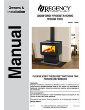 Regency Fireplace Products GOSFORD Owners & Installation Manual