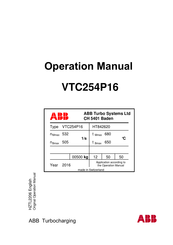 ABB VTC254P16 Operation Manual