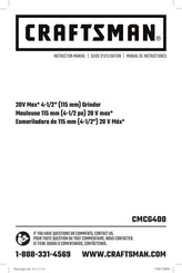 Craftsman CMCG400 Instruction Manual