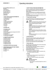 ebm-papst K3G250-RE07-11 Operating Instructions Manual