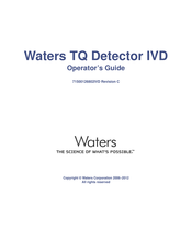 WATERS CORPORATION TQ Operator's Manual