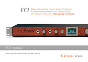 Grimm Audio UC1 Manual