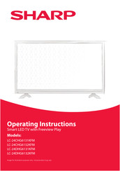 Sharp LC-24CHG6131KFM Operating Instructions Manual