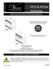 Valcourt Waterloo FP15A Installation And Operation Manual