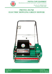 PROTEA BG 760 Manual
