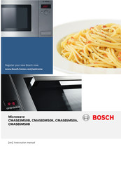 Bosch CMA583MS0K Instruction Manual