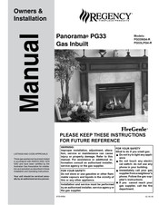 Regency Panorama PG33ULPG4-R Owners & Installation Manual