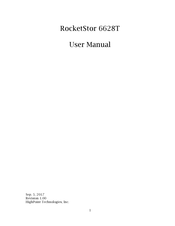 HighPoint RocketStor 6628T User Manual