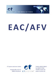 Et system EAC/AFV Manual