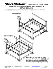 ShoreStation SSV30108EAS Manual