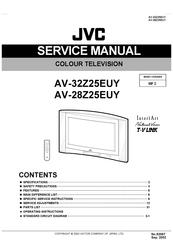JVC AV-28Z25EUY Service Manual