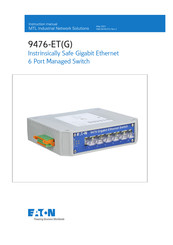 Eaton 9476-ET3G Instruction Manual