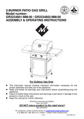 Rankam GR2234801-MM-00 Assembly & Operating Instructions