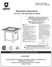 Upland UI-GFT-31269-BR Assembly Instructions Manual