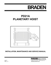 Paccar Winch BRADEN PD21A Series Installation Maintenance And Service Manual