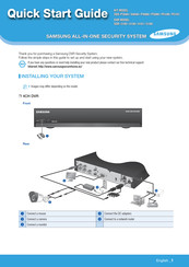 Samsung SDS-V4040 Quick Start Manual