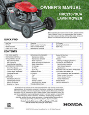 Honda HRC2163PDUA Owner's Manual