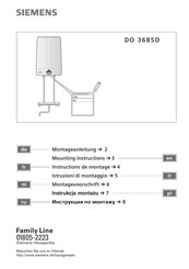 Siemens DO 3685D Mounting Instructions