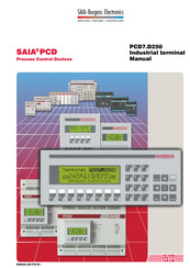 saia-burgess PCD7.D250 Manual