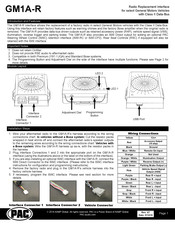 Pac GM1A-R Quick Start Manual